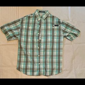 Columbia PFG Button Down Shirt Tamaimi NWOT Med